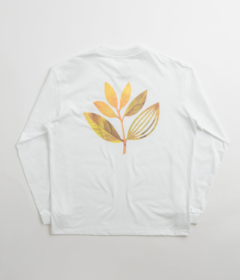 Magenta Automne Long Sleeve T-Shirt in White