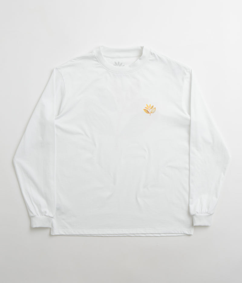 Magenta Automne Long Sleeve T-Shirt in White