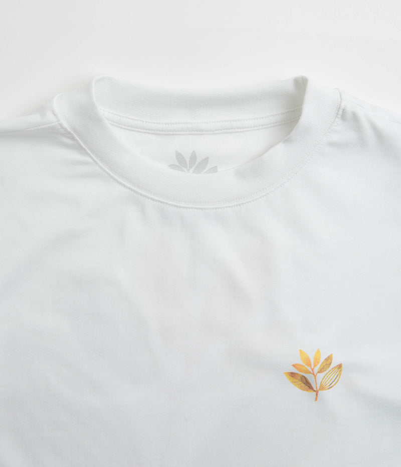 Magenta Automne Long Sleeve T-Shirt in White