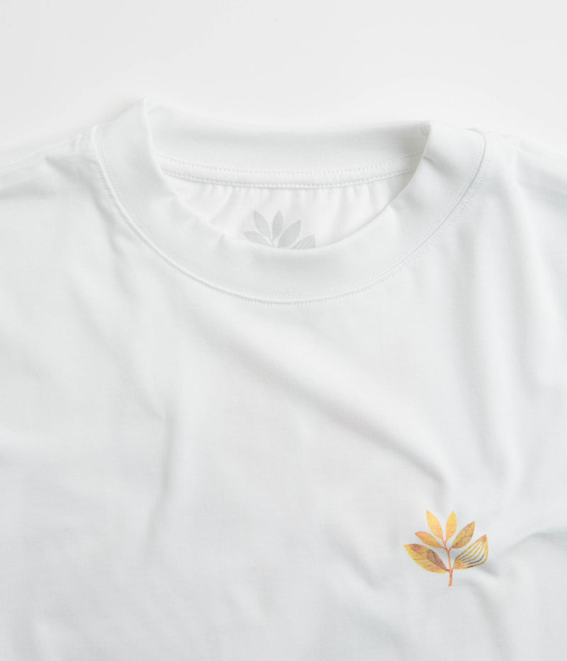 Magenta Automne T-Shirt in White