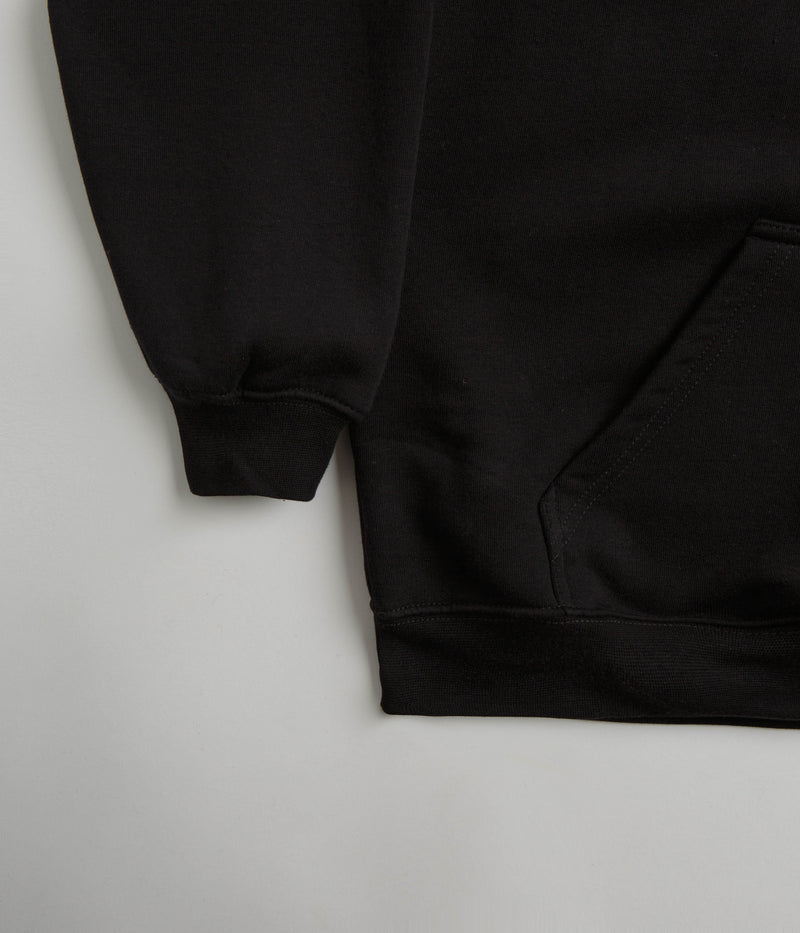Magenta Botanic Hoodie in Black