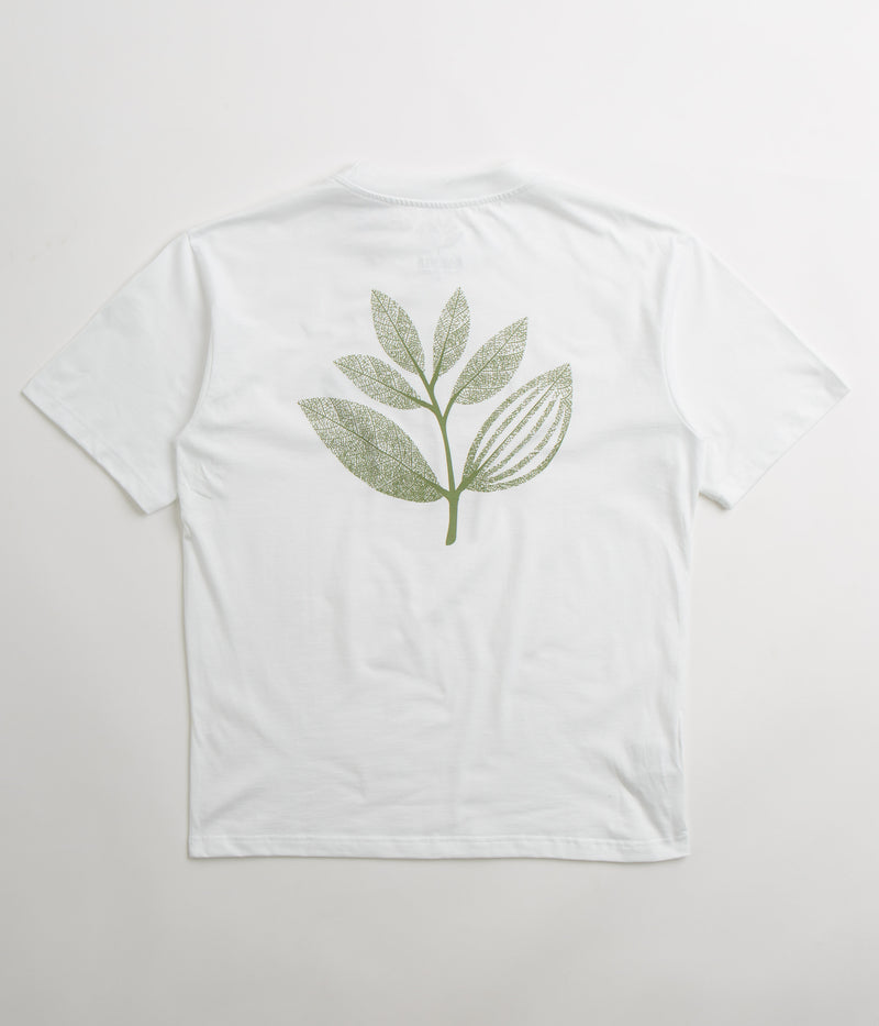 Magenta Botanic T-Shirt in White