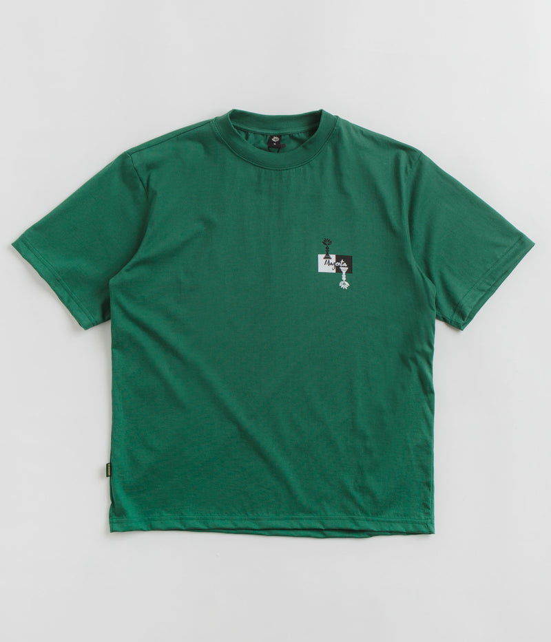 Magenta Chess T-Shirt in Green