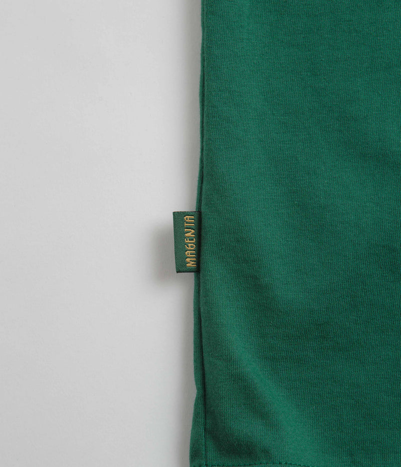Magenta Chess T-Shirt in Green