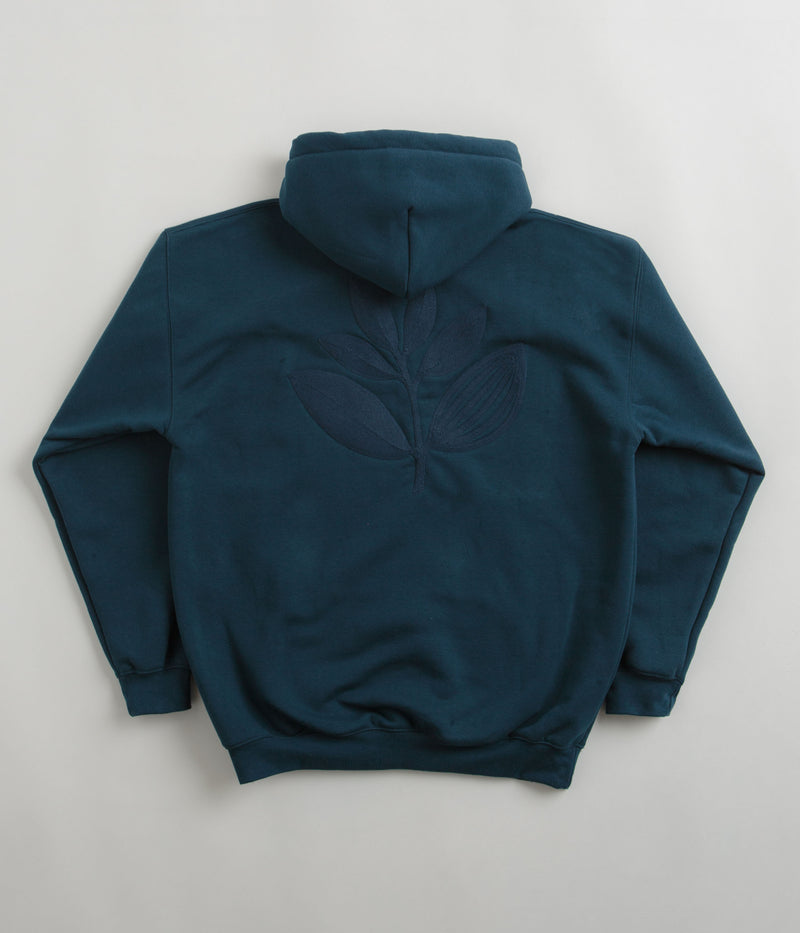 Magenta Embro Hoodie in Petrol Blue
