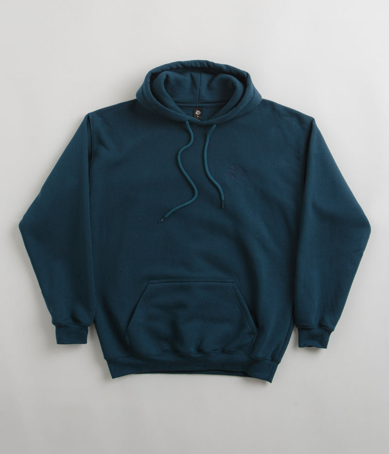 Magenta Embro Hoodie in Petrol Blue