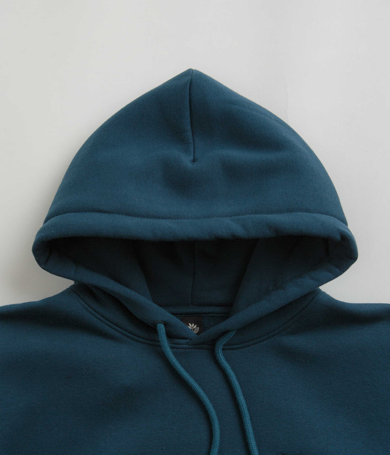 Magenta Embro Hoodie in Petrol Blue