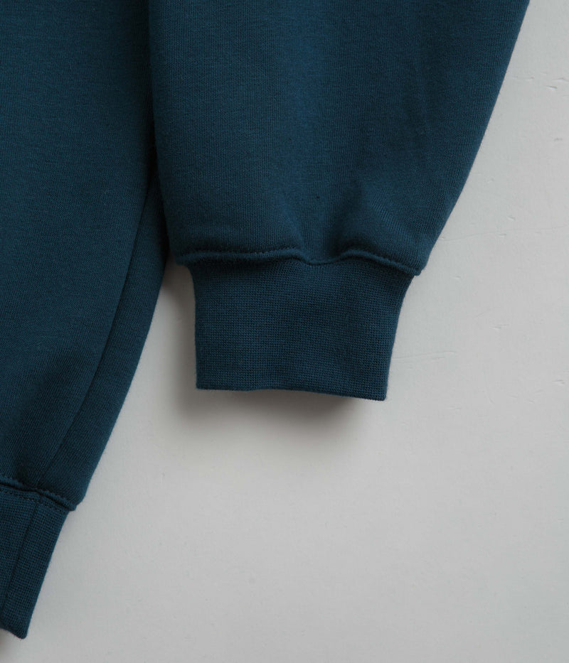 Magenta Embro Hoodie in Petrol Blue