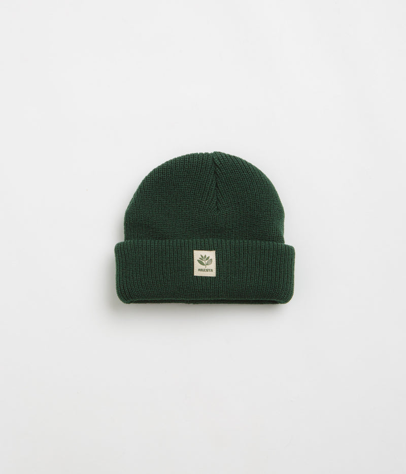 Magenta Fam Beanie in Forest Green