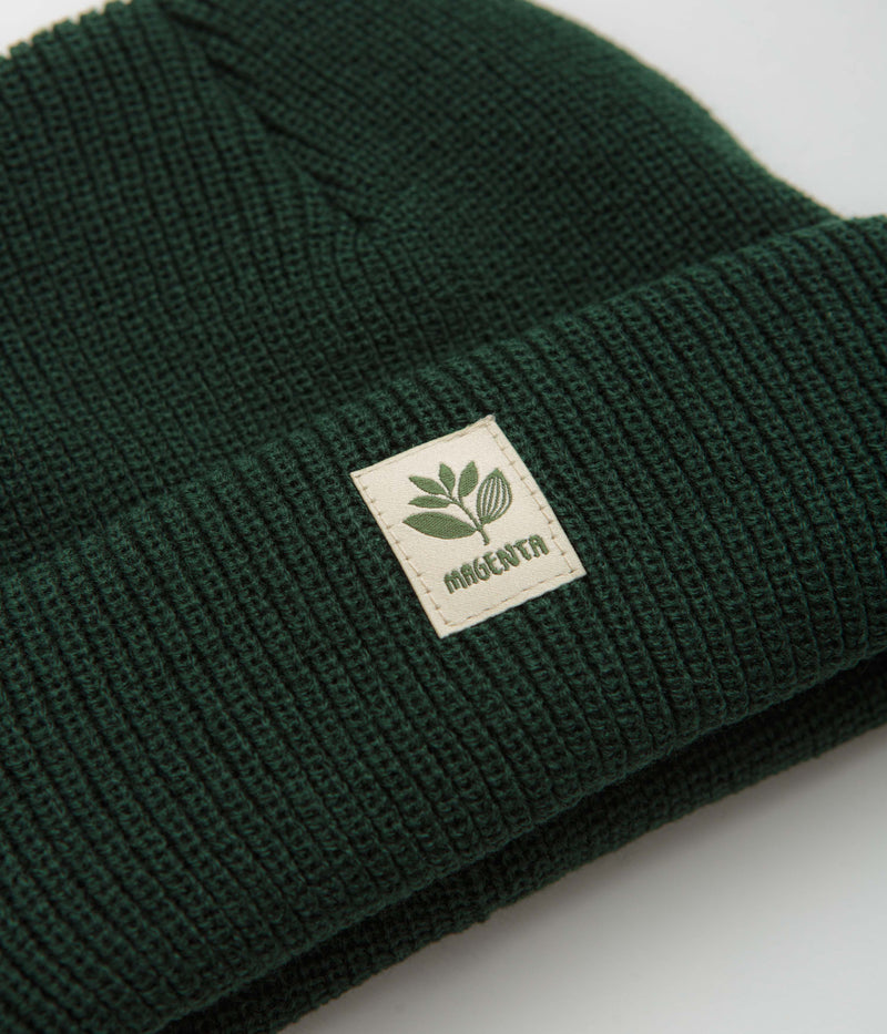Magenta Fam Beanie in Forest Green