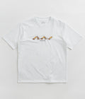 Magenta Groove T-Shirt in White