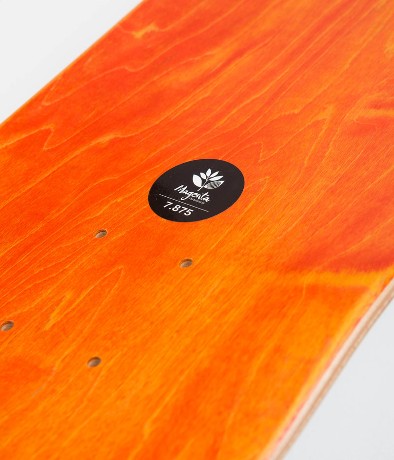 Magenta Magentaj Day Steep Concave Deck in White and 7.875"