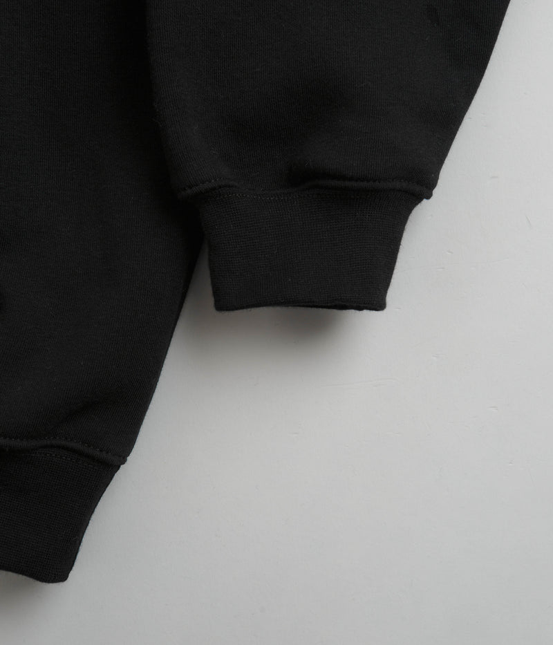 Magenta Marble Hoodie in Black