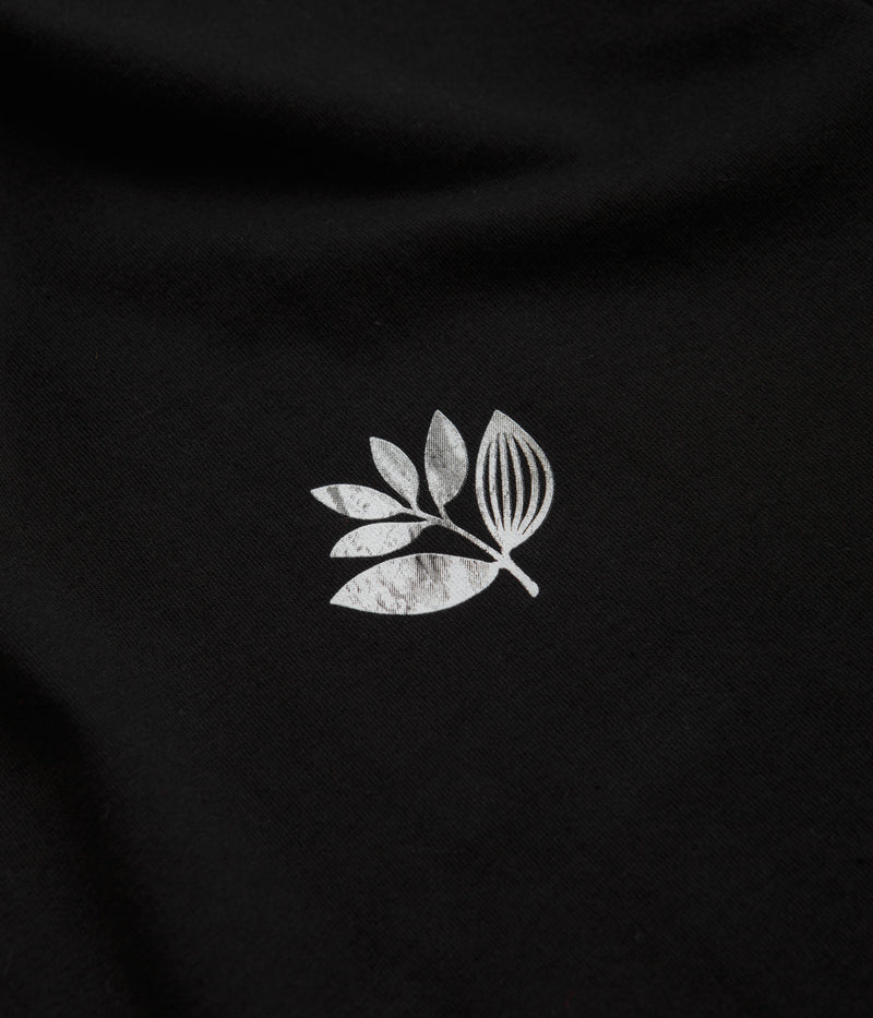 Magenta Marble T-Shirt in Black