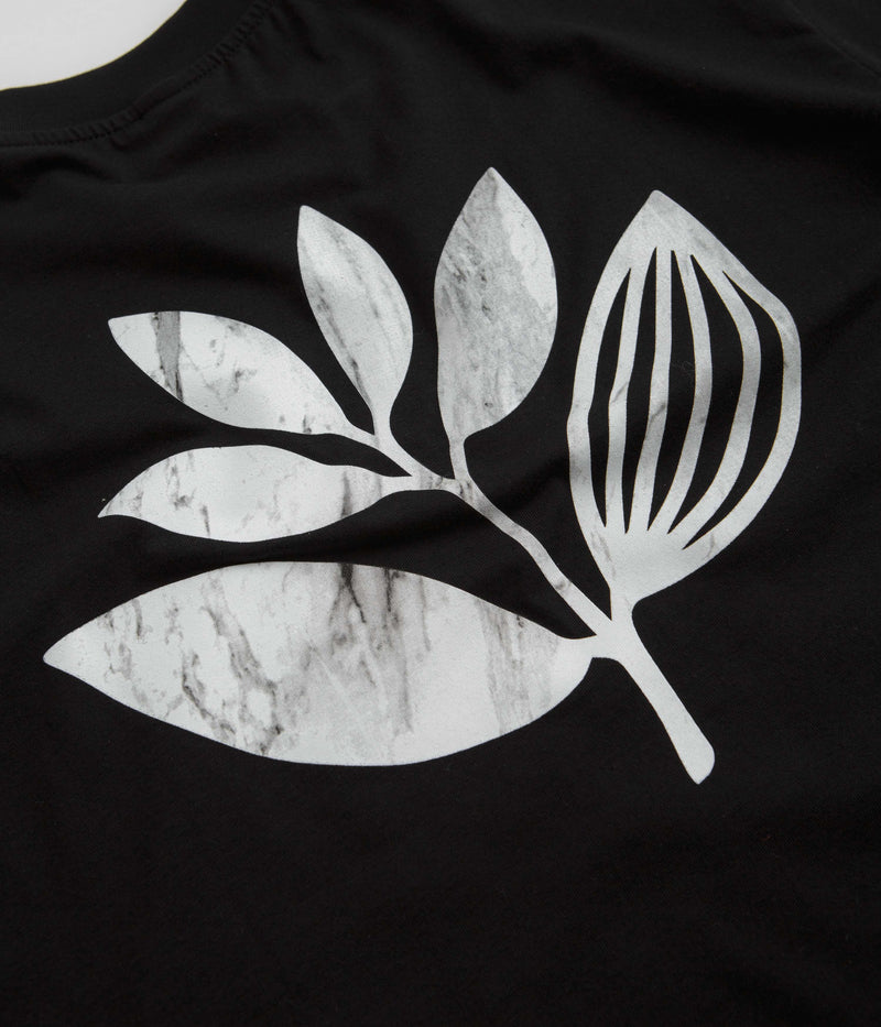 Magenta Marble T-Shirt in Black