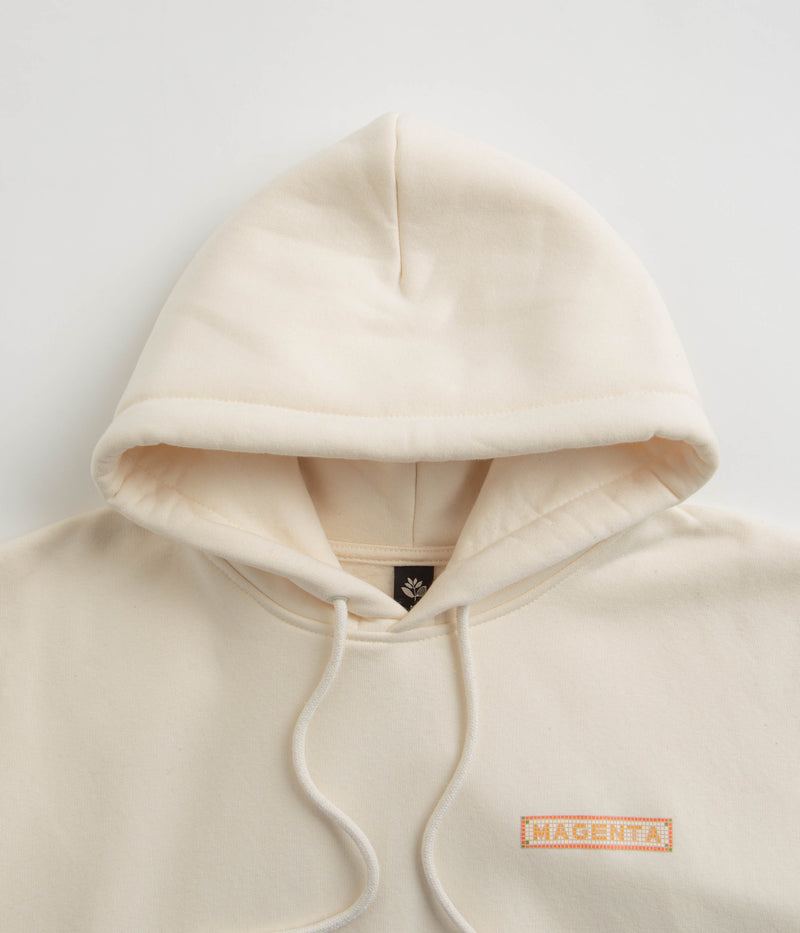 Magenta Mosaic Hoodie in Natural