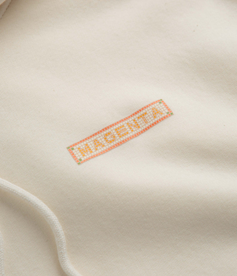 Magenta Mosaic Hoodie in Natural