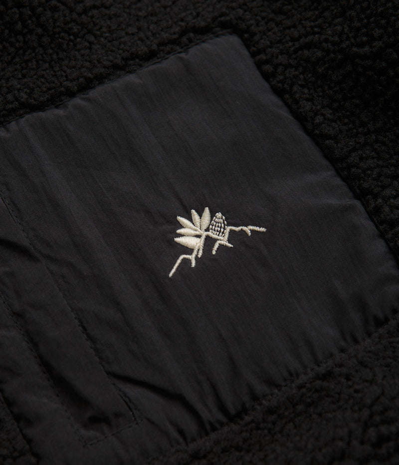 Magenta MTN 3/4 High Neck Fleece in Black