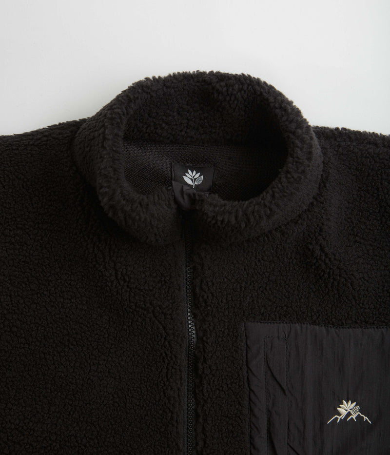 Magenta MTN 3/4 High Neck Fleece in Black