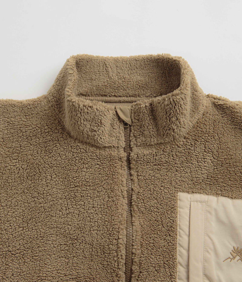 Magenta MTN 3/4 High Neck Fleece in Dark and Light Beige