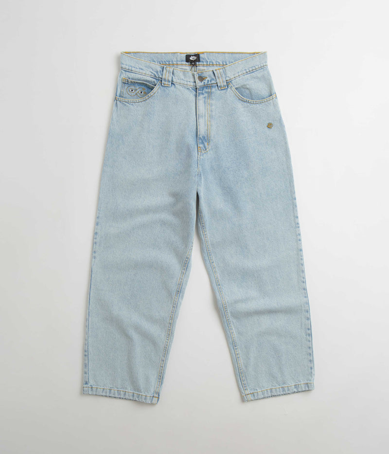 Magenta OG 2 Tone Jeans in Washed Denim and Orange