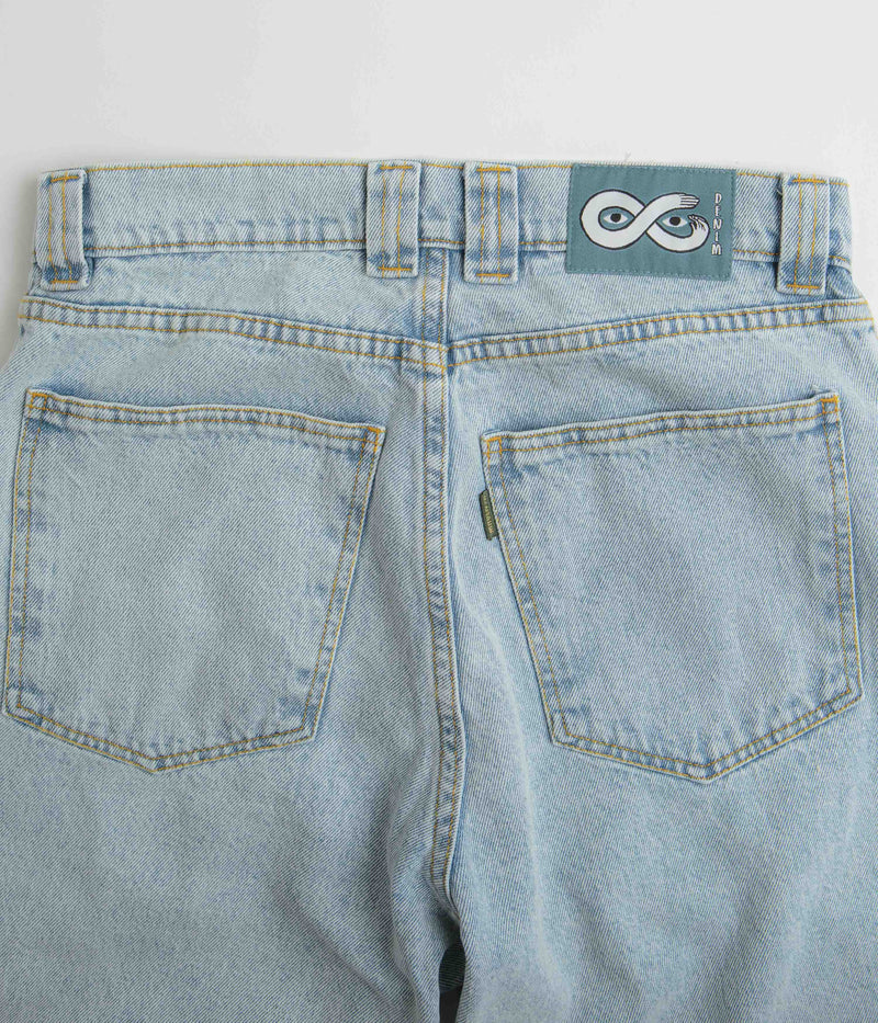 Magenta OG 2 Tone Jeans in Washed Denim and Orange