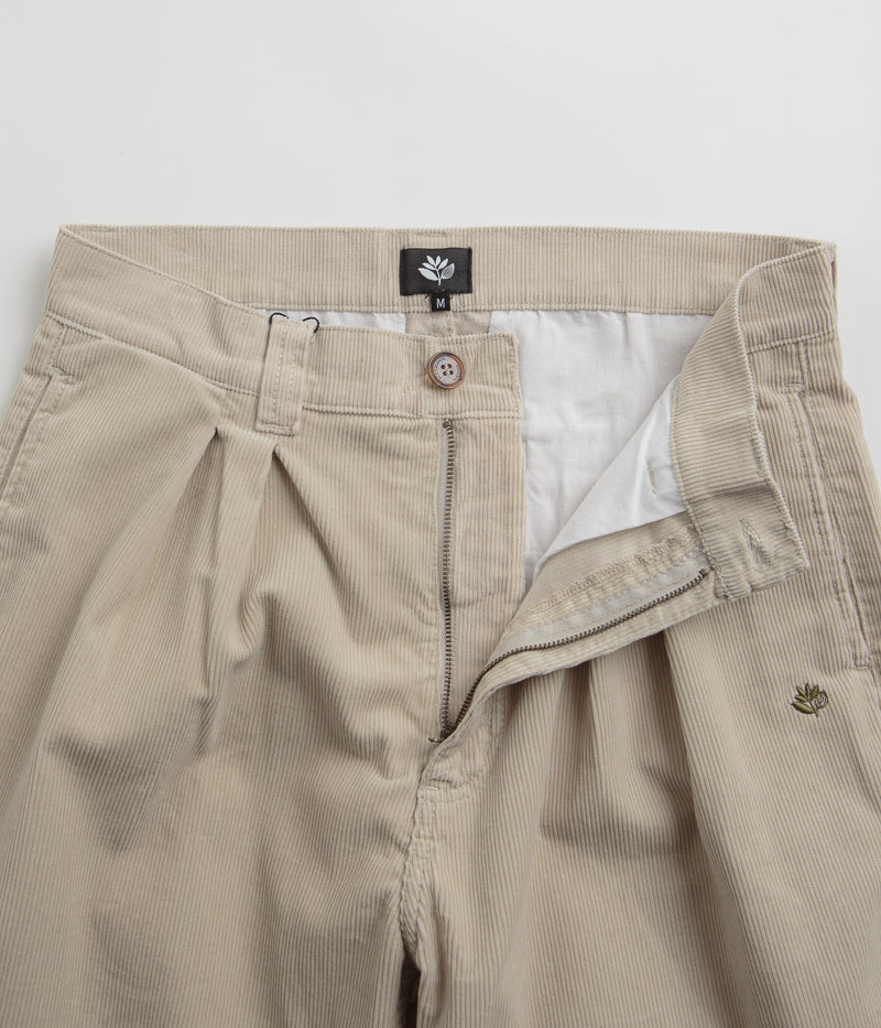 Magenta OG Cord Chino Pants in Cement