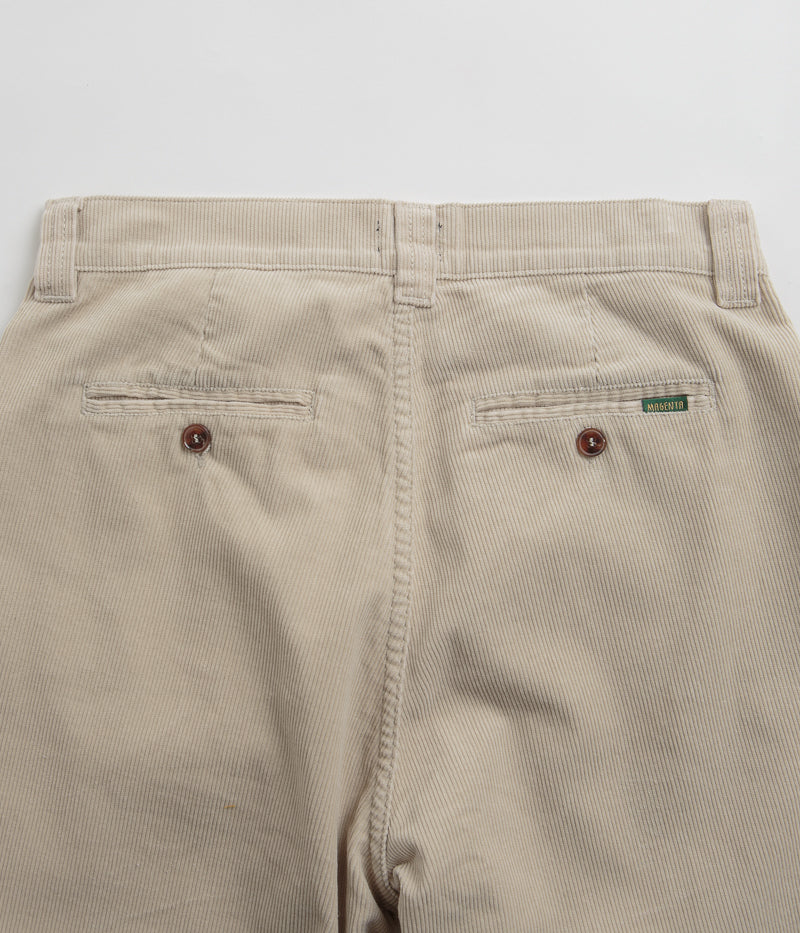Magenta OG Cord Chino Pants in Cement