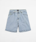Magenta OG Denim Long Shorts in Washed Blue