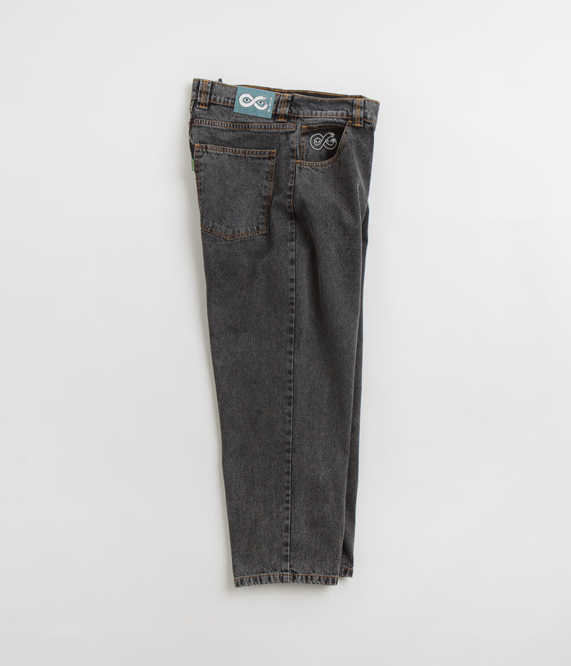 Magenta OG Denim Pants in Distressed Black