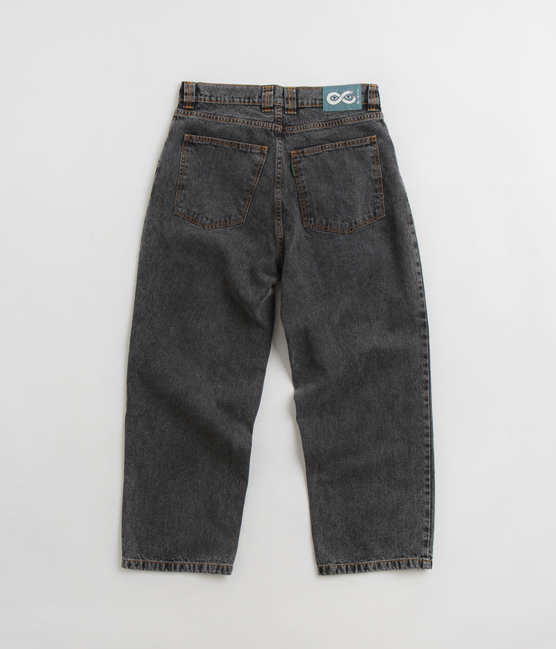 Magenta OG Denim Pants in Distressed Black