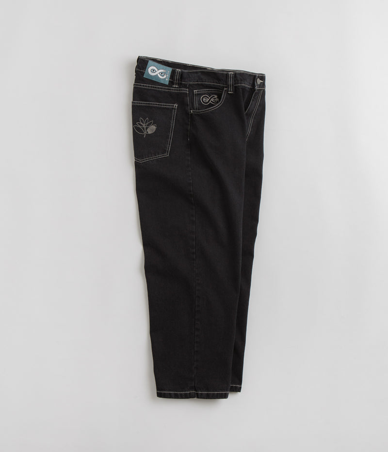 Magenta OG Stitch Jeans in Black Denim