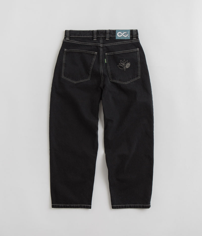Magenta OG Stitch Jeans in Black Denim