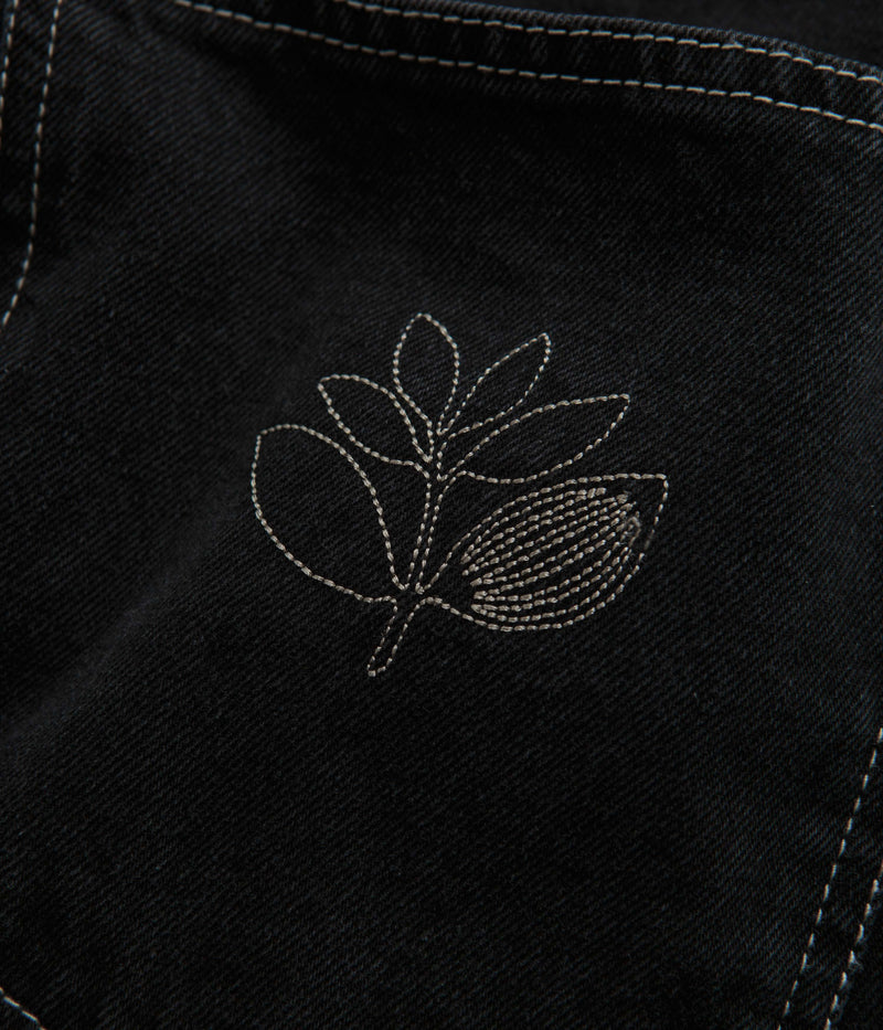 Magenta OG Stitch Jeans in Black Denim
