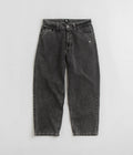 Magenta OG Stitch Jeans in Distressed Black Denim