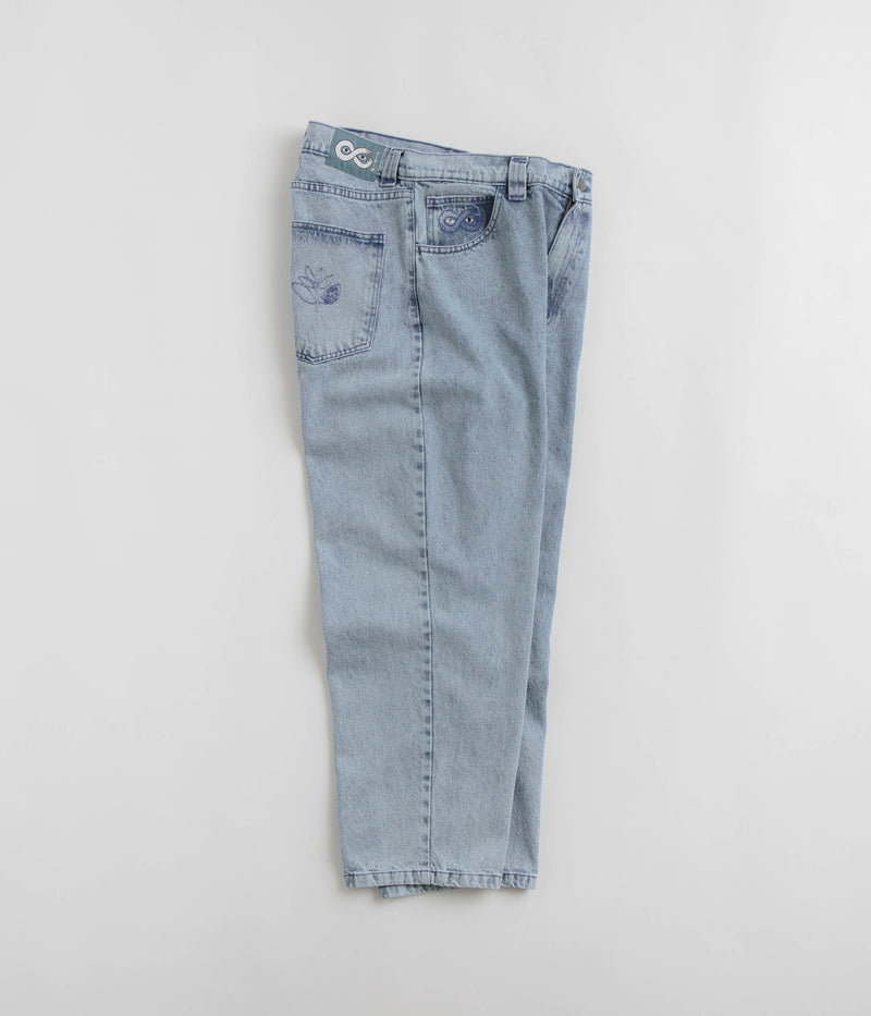 Magenta OG Stitch Jeans in Washed Denim