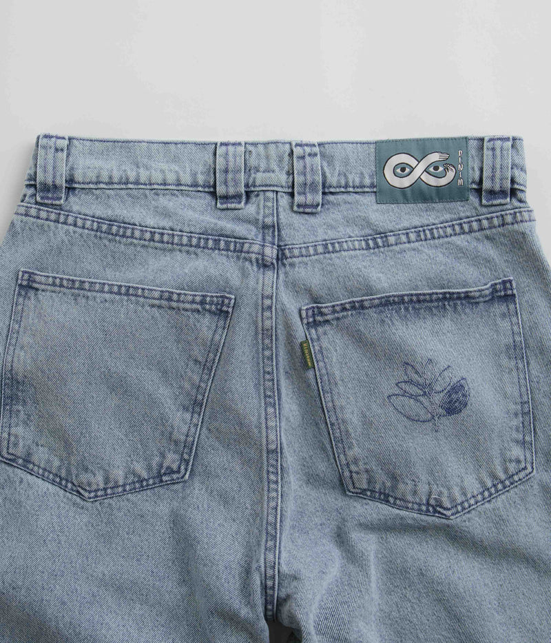 Magenta OG Stitch Jeans in Washed Denim
