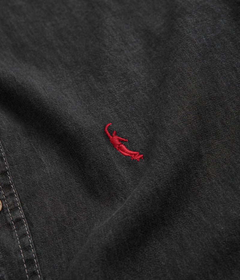Magenta PWS Shirt in Black Denim