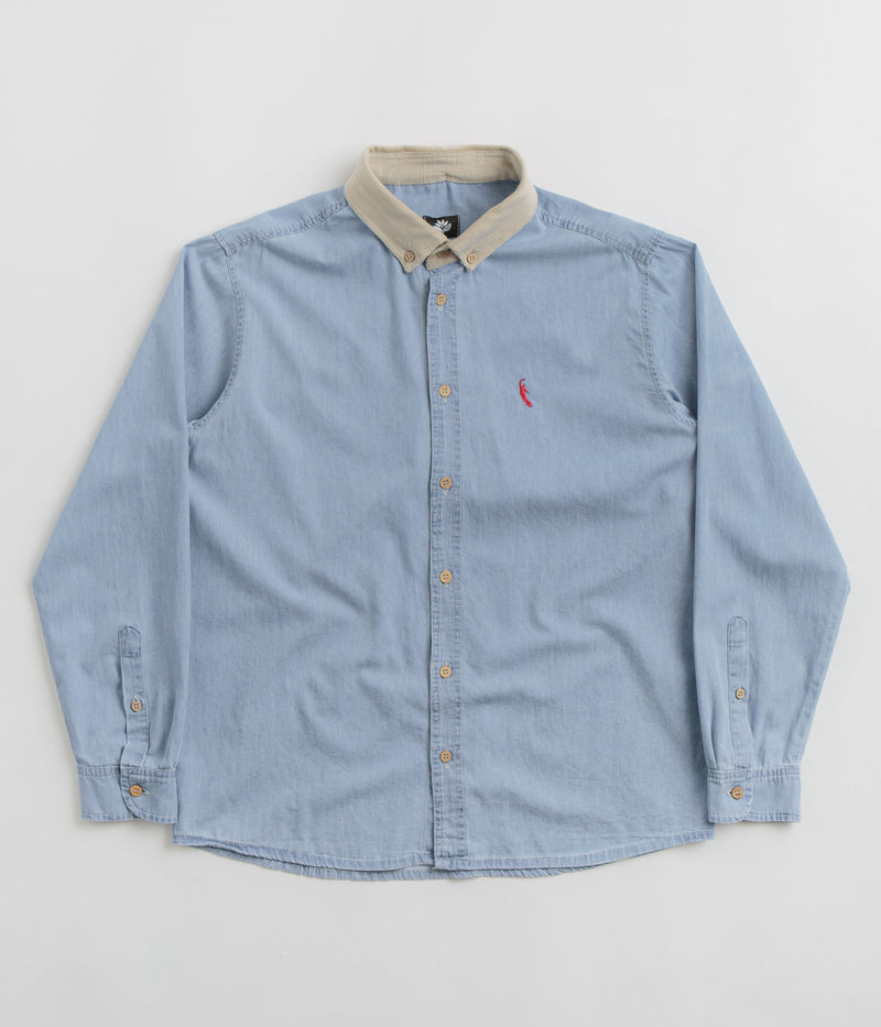Magenta PWS Shirt in Washed Denim