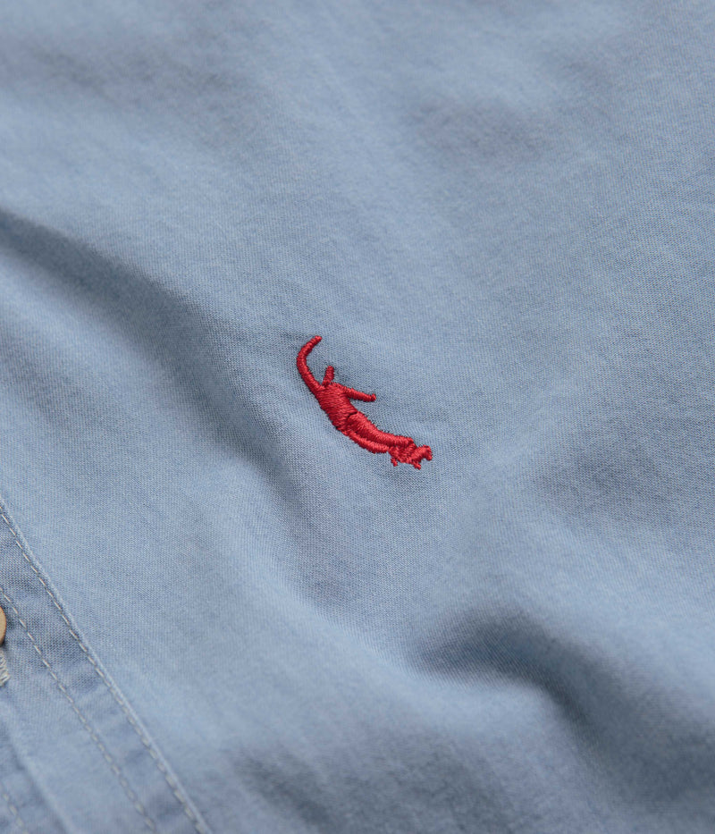 Magenta PWS Shirt in Washed Denim