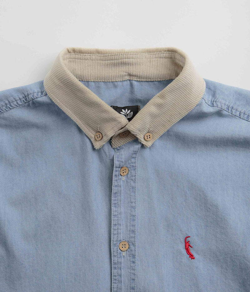 Magenta PWS Shirt in Washed Denim
