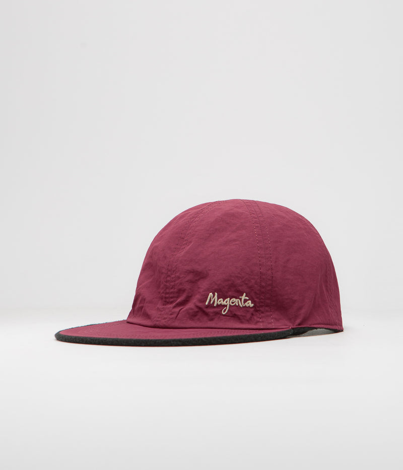 Magenta Reversible Cap in Black