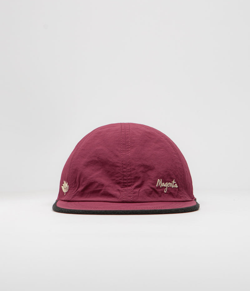 Magenta Reversible Cap in Black