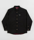 Magenta Rover Cord Overshirt in Black