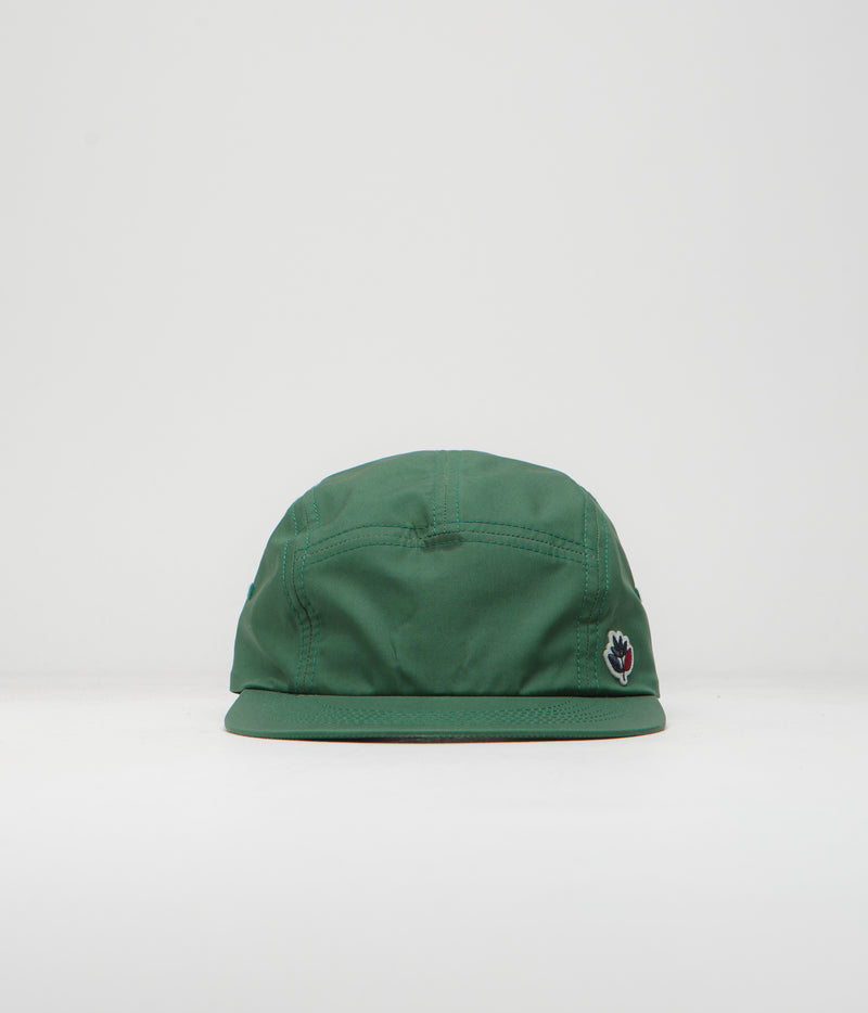 Magenta Smash 5 Panel Cap in Green