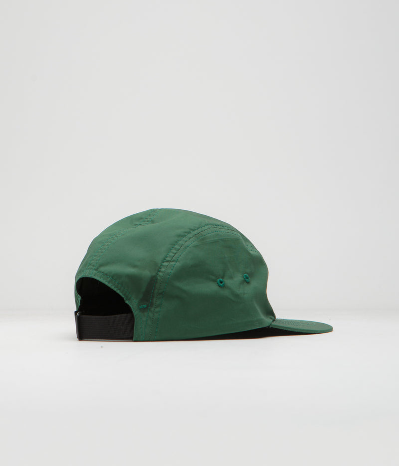 Magenta Smash 5 Panel Cap in Green