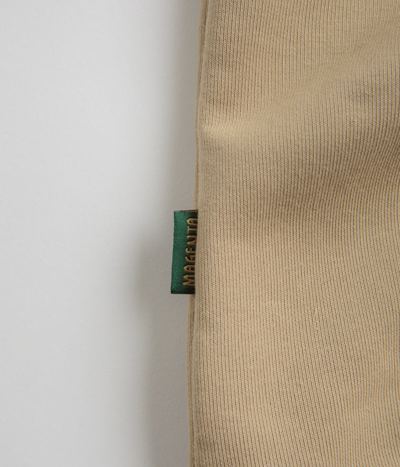 Magenta Smash Pouch Polo Shirt in Beige
