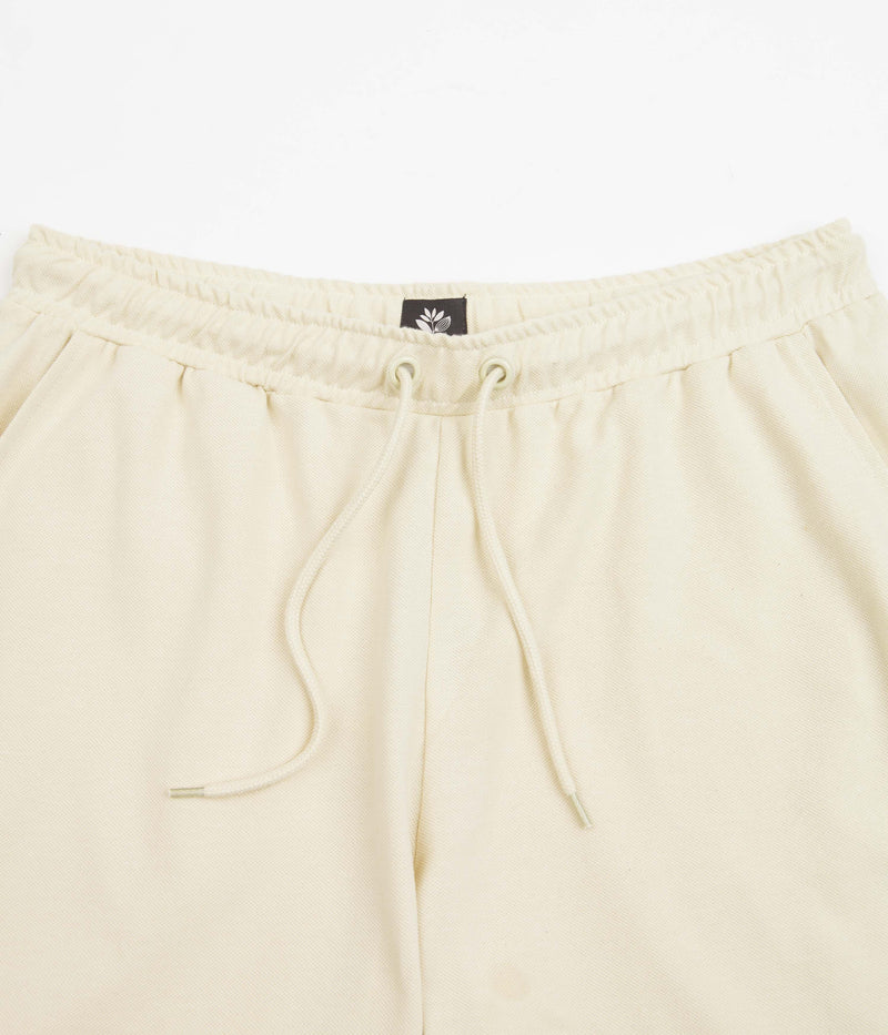 Magenta Sunset Pique Shorts in Natural