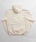 Magenta Terry Plant Hoodie in Natural