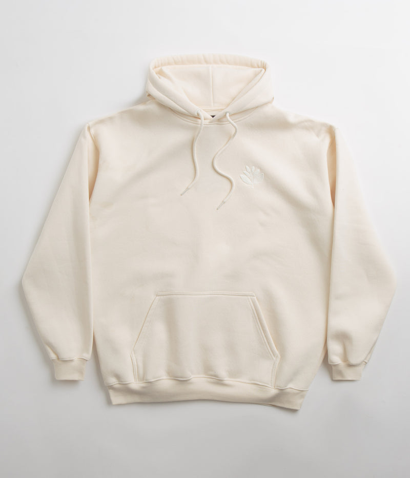 Magenta Terry Plant Hoodie in Natural